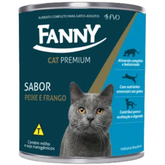 Ração Úmida Fanny Cat Para Gatos Adultos Sabor Peixe & Frango 280gr